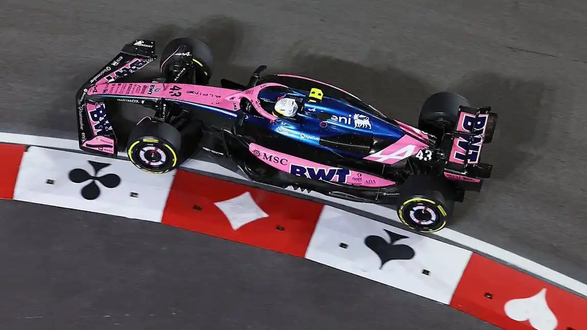 Franco Colapinto en el Gran Premio de Las Vegas