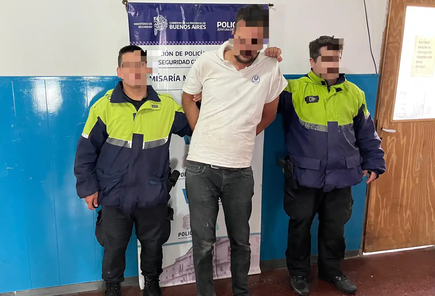 Tras su raid violento, el sujeto fue detenido en Juramento y Vértiz.