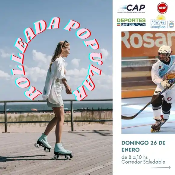 El próximo domingo se realizará una Rolleada Popular en el Corredor Saludable