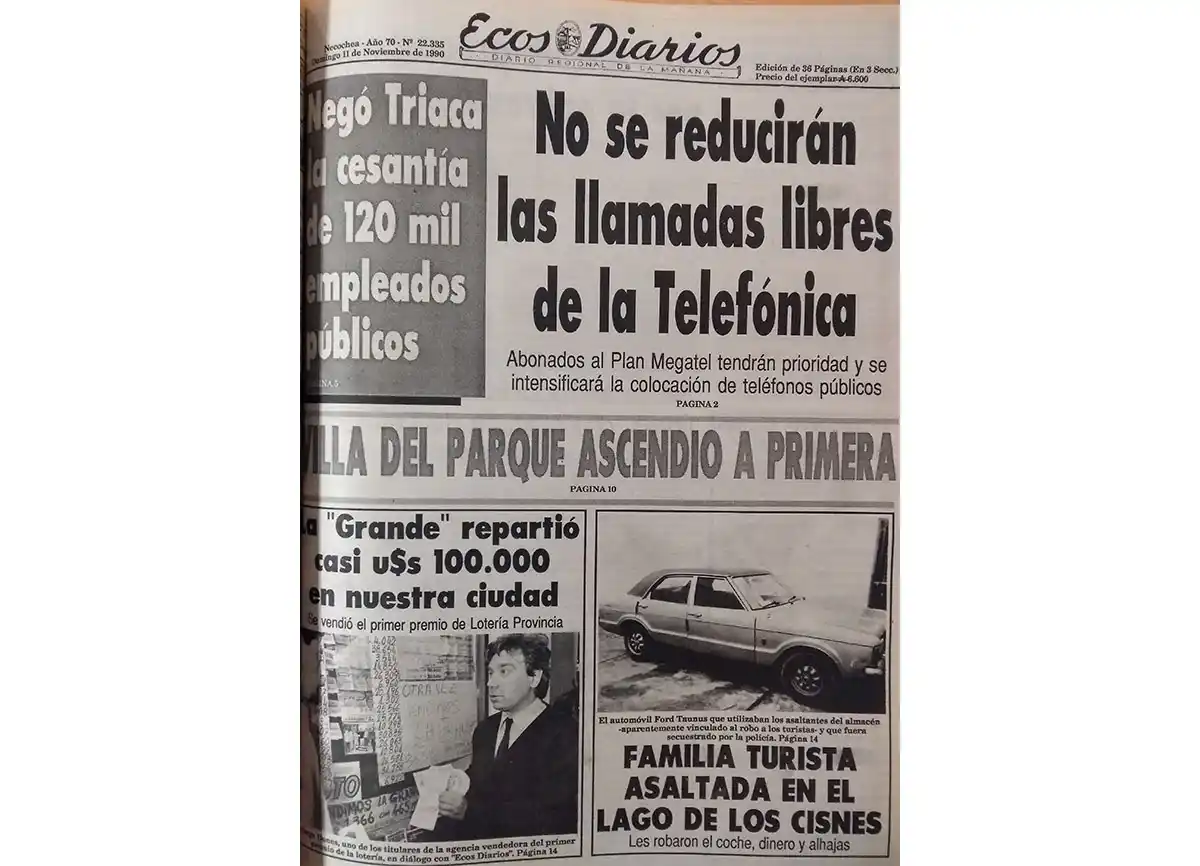 Lunes 12 de noviembre de 1990