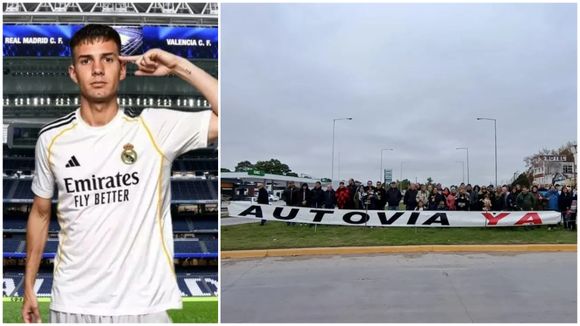 Mientras Mastantuono va al Real Madrid por €60 millones, su pueblo protesta por los muertos que deja una ruta olvidada