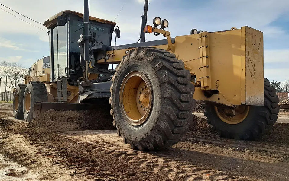 Comenzó un nuevo plan de pavimentación en Lobería