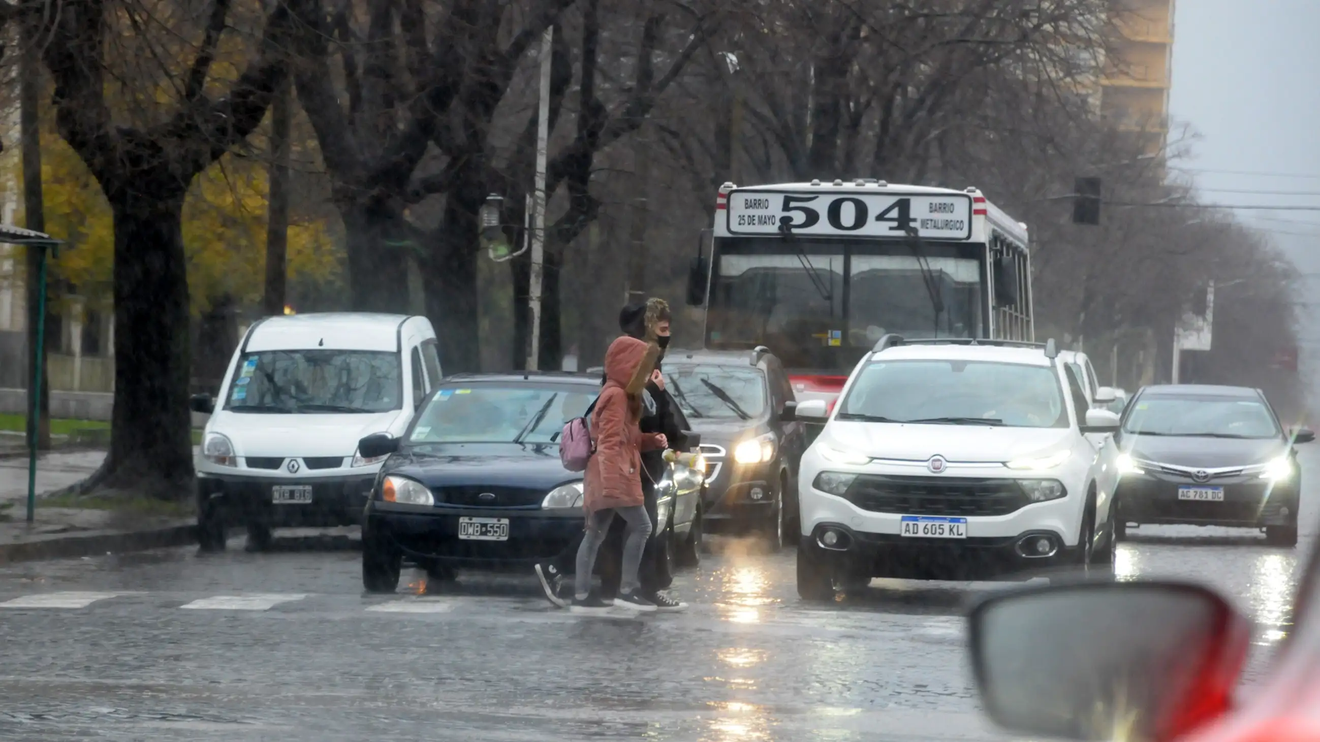 Lluvia en Tandil.