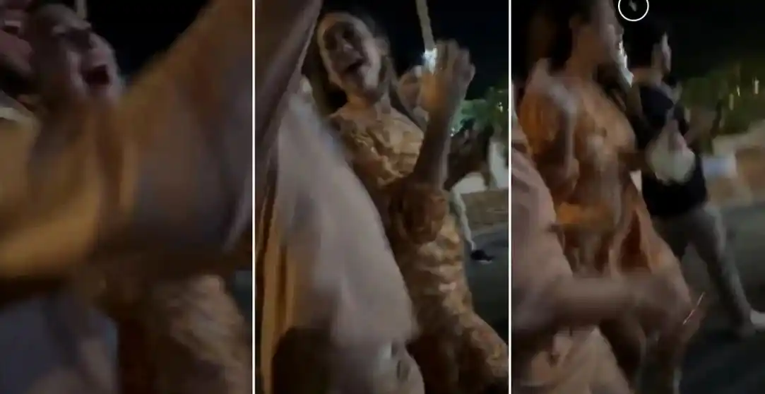 Bad Bunny se enojó con una fanática y arrojó su teléfono al piso