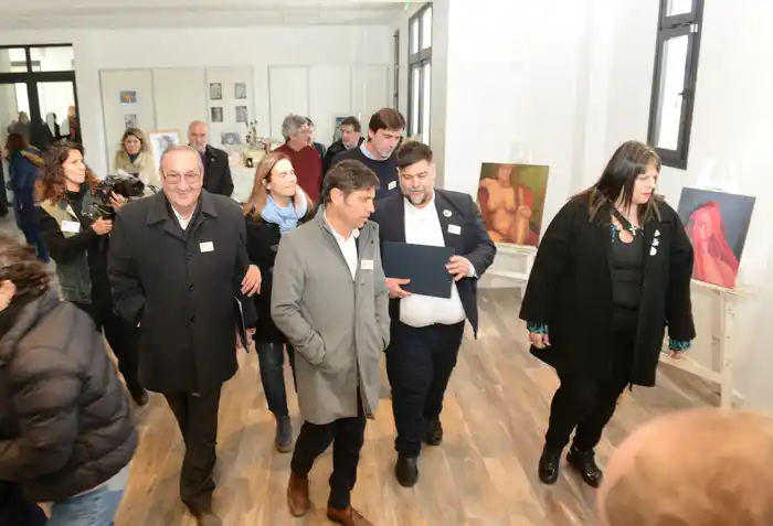 Kicillof y Lunghi en Tandil