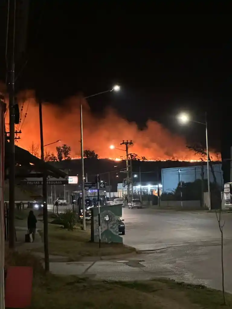 Incendio en Tandil