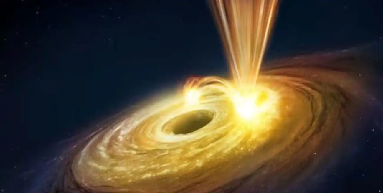 Astrónomos encontraron algo nunca antes visto en un agujero negro supermasivo Créditos: Agencia Espacial Europea