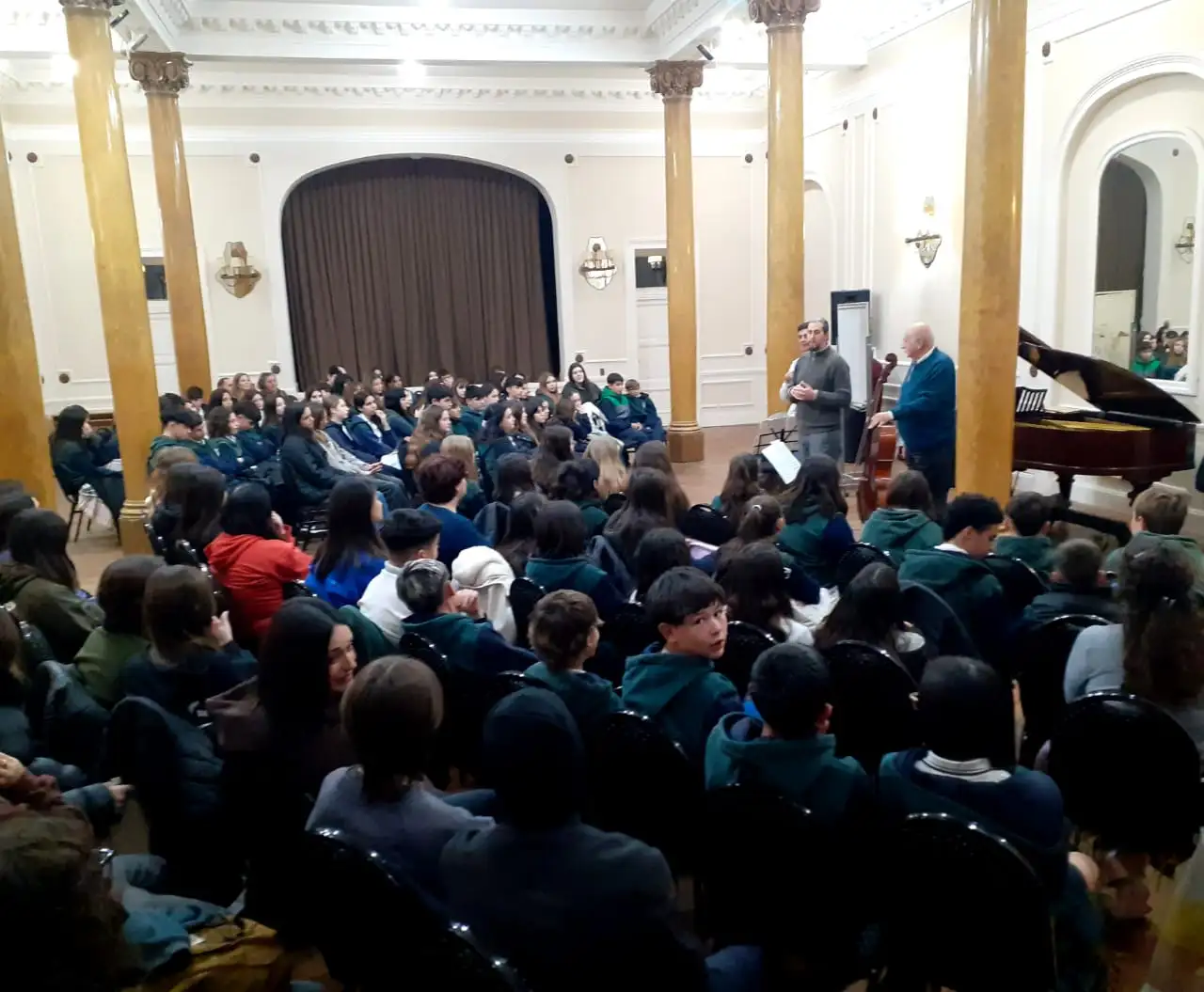 La edición 2025 de los conciertos del Trío de Cámara contó con amplia participación de instituciones educativas locales.