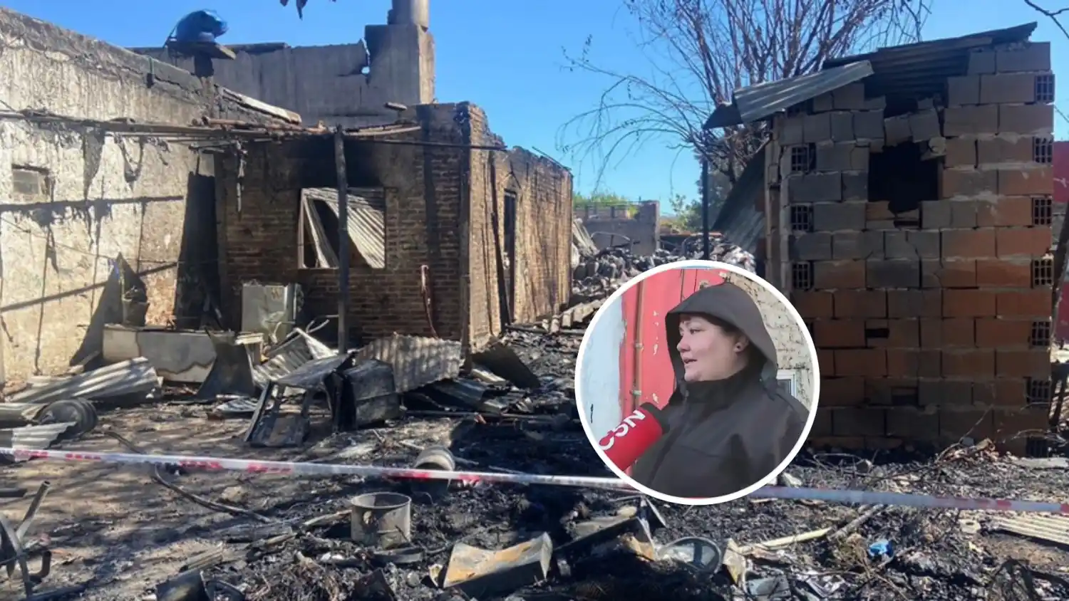 Explosión en Merlo: cómo sigue la salud del joven herido y la noche de angustia de los vecinos que lo perdieron todo