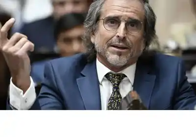 Diputado libertario Alberto ‘Bertie’ Benegas, presidente de la Comisión de Presupuesto y Hacienda.