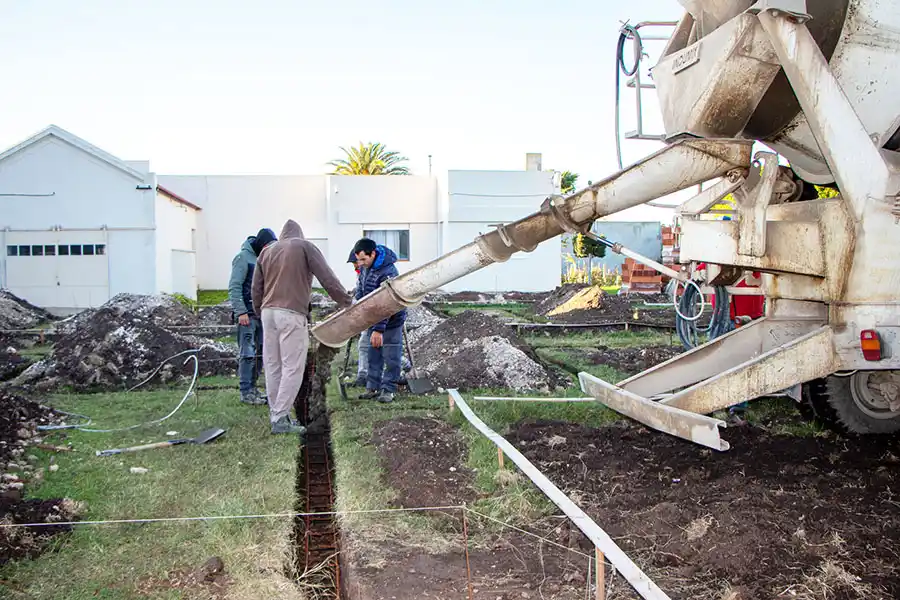 Construyen el geriátrico municipal en San Cayetano