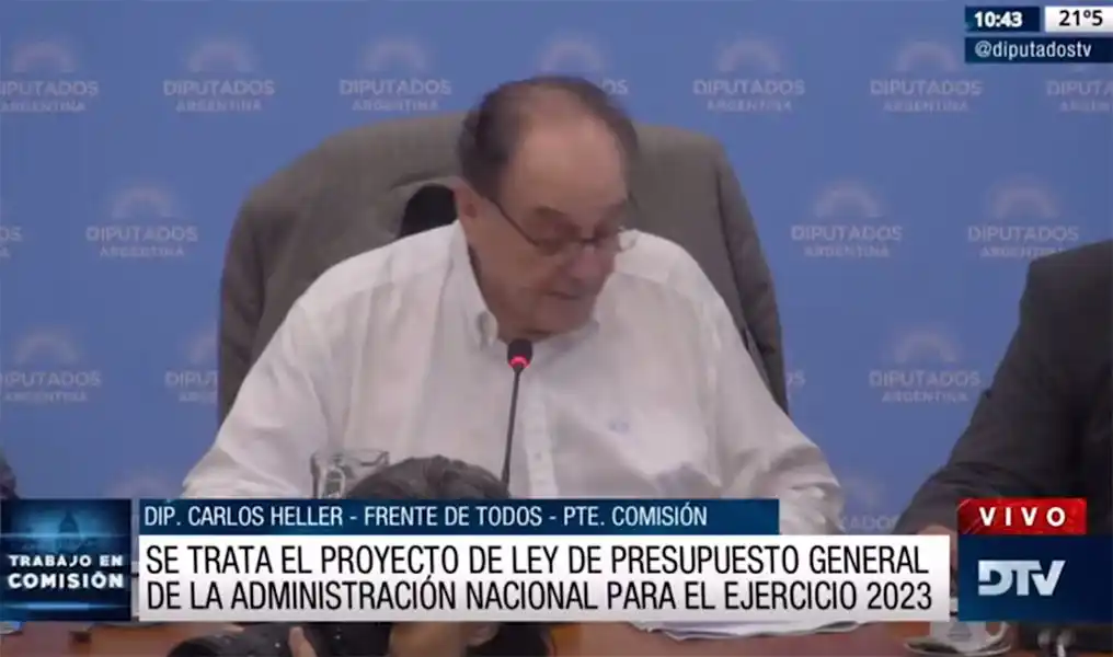 Diputados emitió dictamen de mayoría sobre el proyecto de Presupuesto 2023
