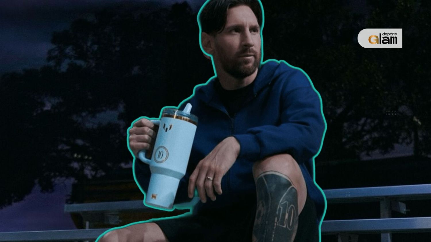 La línea en honor a Messi incluye set matero y vasos térmicos (Foto: IG Stanley)