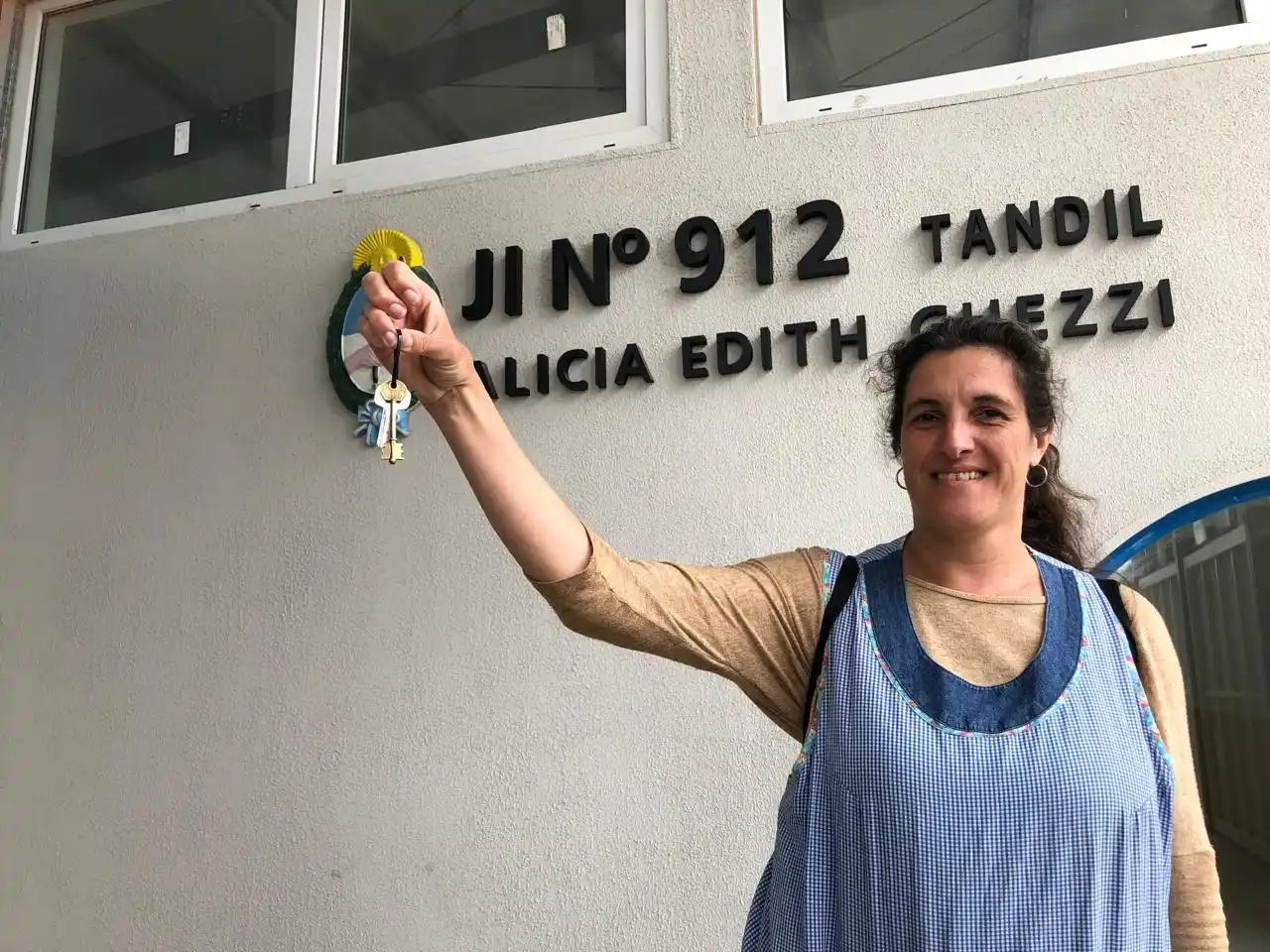“Es un momento de felicidad, no solamente para nosotros, sino también para la comunidad educativa", transmitió la directora Cecilia Eliceguy.