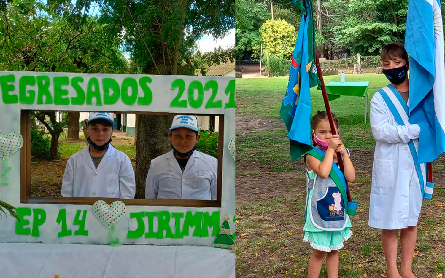 Egresados 2021: ellos son los egresados de la escuela y jardín de paraje Espinillo