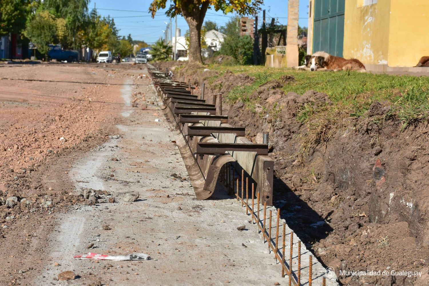 Obras de cordón cuneta