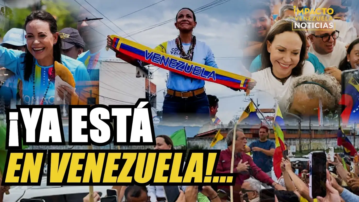 ¡MARÍA CORINA ESTÁ DE VUELTA! Su regreso pone las garantías políticas a prueba: ¿qué libertad tendrá para movilizarse?
