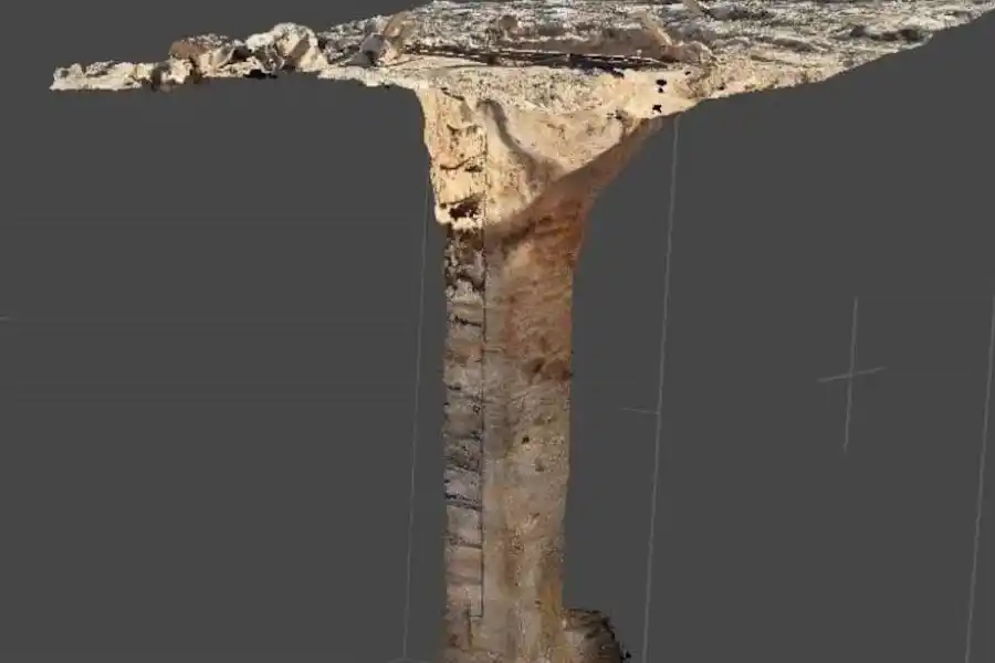 Reconstrucción del túnel descubierto bajo el templo de Taposiris Magna(Fuente: Facebook Ministerio de Antigüedades de Egipto)