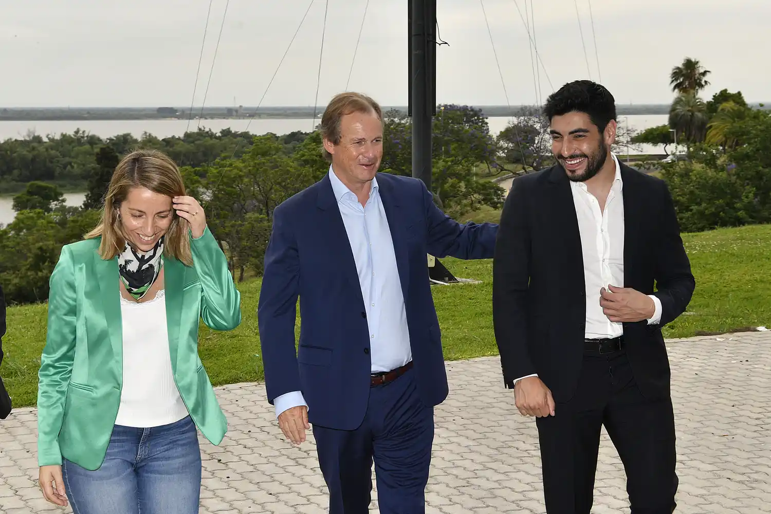 Gustavo Bordet recibió al diputado nacional Facundo Moyano 