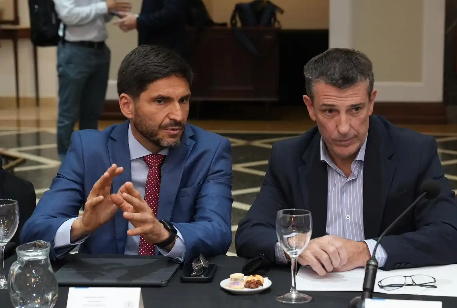Durante la reunión, Pullaro remarcó que “como Gobierno Provincial es muy importante rendir cuentas de lo que hicimos y de lo que vamos a hacer”. Foto: GSF