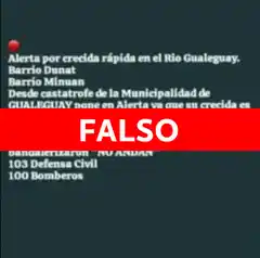 Desde el municipio alertaron sobre información falsa