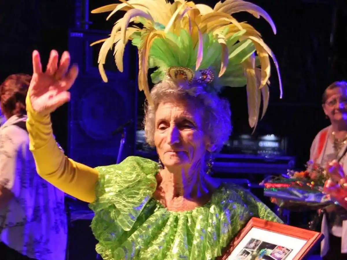  A los 81 años, “Porota” es la embajadora del carnaval