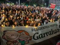 Profesionales del Hospital Garrahan realizaron la “Caminata de las Velas”