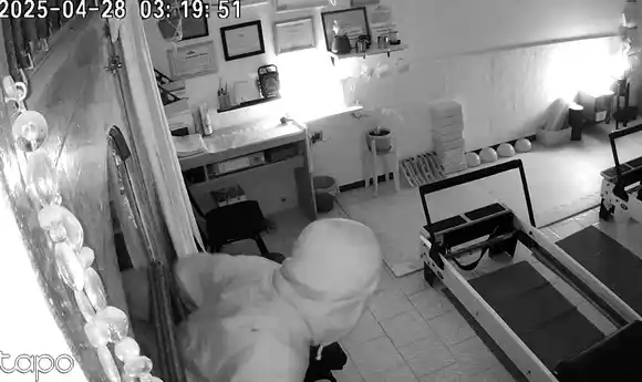 Robo en un estudio de pilates: se llevaron hasta la cámara de seguridad