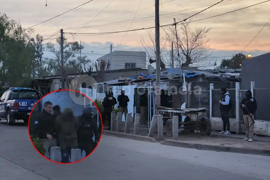 Importante despliegue policial: tres allanamientos y un aprehendido en el Norte de la ciudad