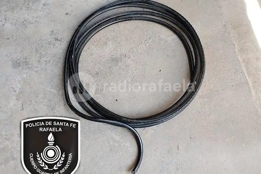 Otro más y contando: detuvieron a un robacables por las calles rafaelinas