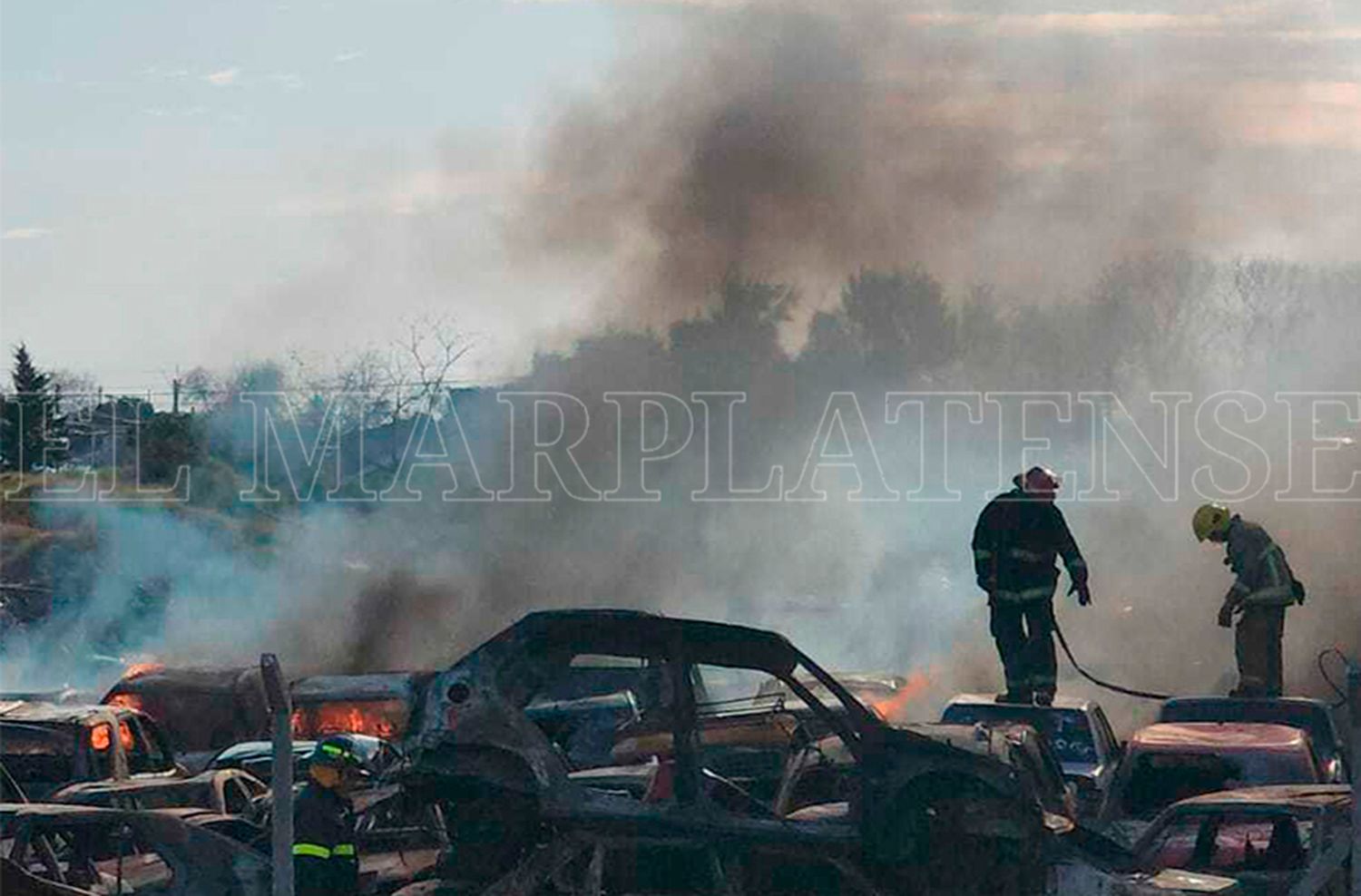 Incendio en el predio municipal: aprehenden a tres personas más que intentaban robar cables de cobre