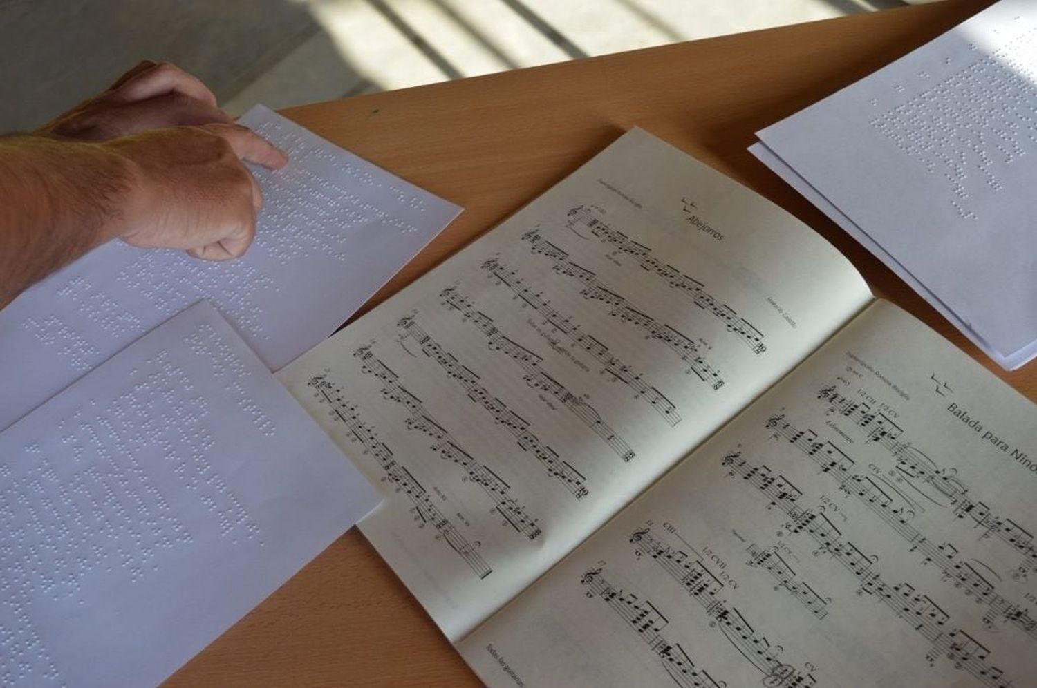 Biblioteca de Partituras en Braille: única en el país y está en el Liceo Municipal