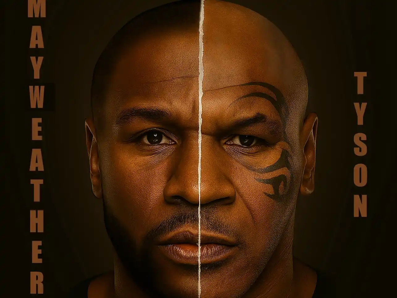 El afiche oficial de Mayweather ante Tyson.