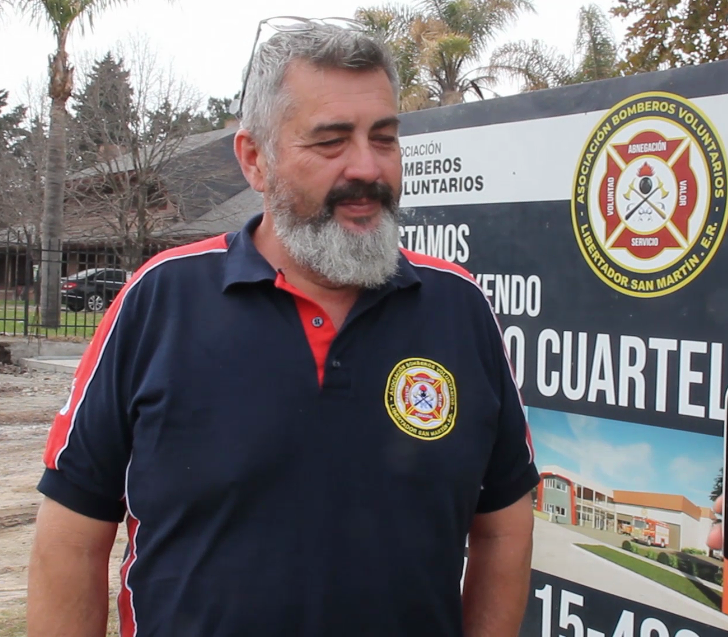 Bomberos Voluntarios avanzan con la construcción de su cuartel propio gracias al apoyo de la comunidad