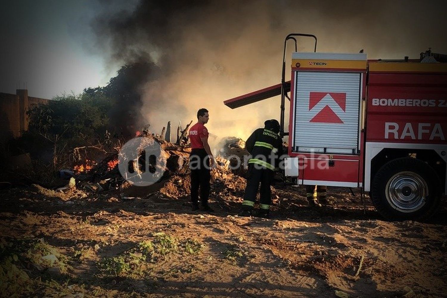 Gran columna de humo en el norte de la ciudad: ¿qué pasó?