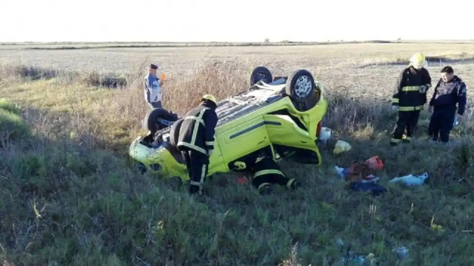 Un automóvil se despistó cerca de Seguí el domingo por la tarde