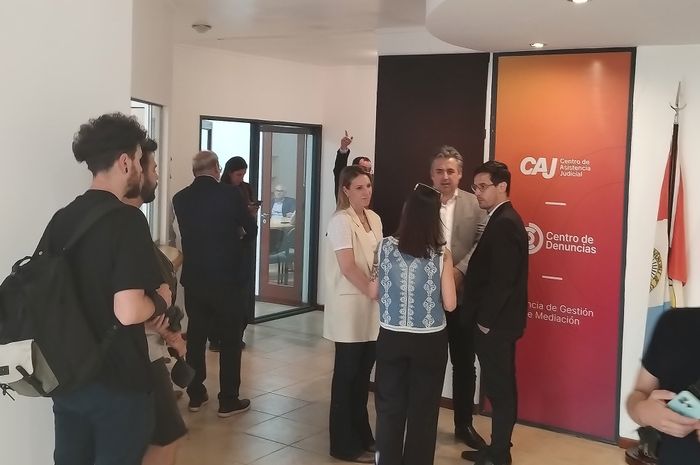 Leonardo Viotti- Pablo Cococcioni - Virgina Coudannes - El Ministerio de Justicia y Seguridad de Santa Fe inauguró una nueva delegación en Rafaela - 8