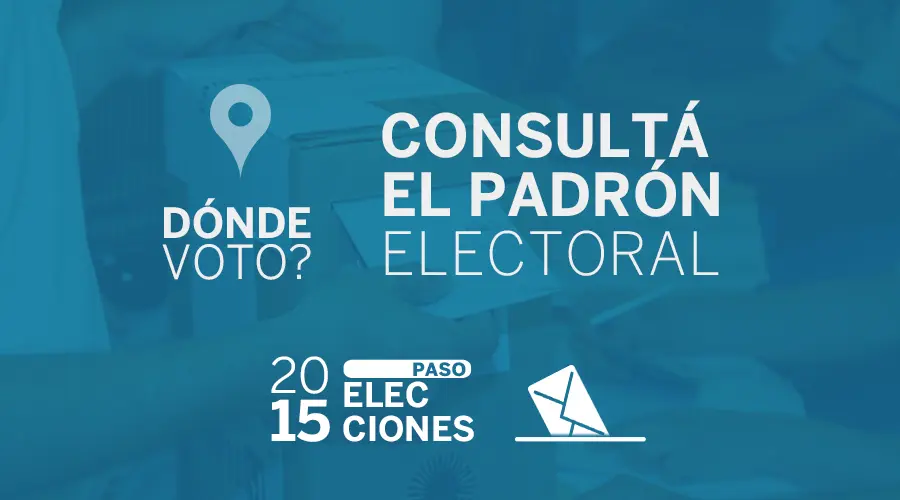 Elecciones 2015: Cómo consultar dónde se vota