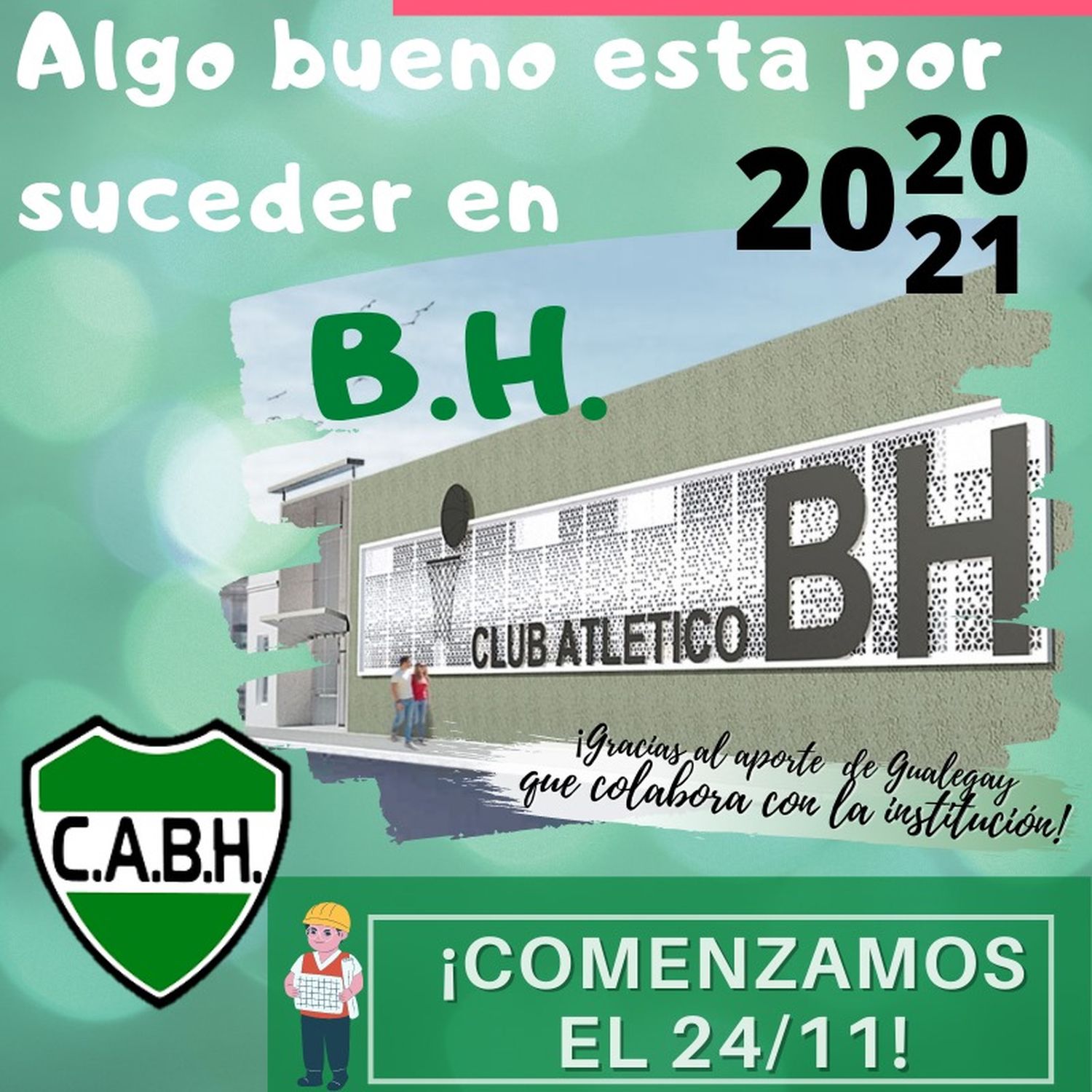 Club BH en campaña de remodelación