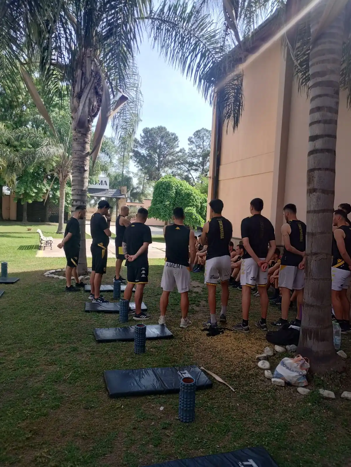 Santamarina tuvo práctica liviana en Salta.