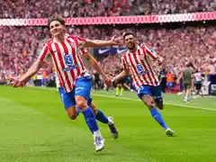 Julián Alvarez brilló en el clásico ante Real Madrid