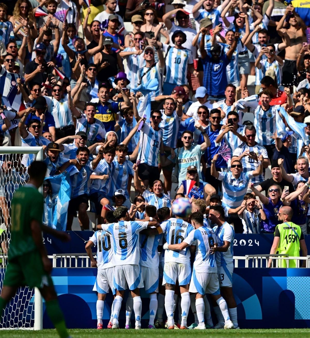 Argentina le ganó a Irak y apuesta a pasar de fase en los Juegos Olímpicos