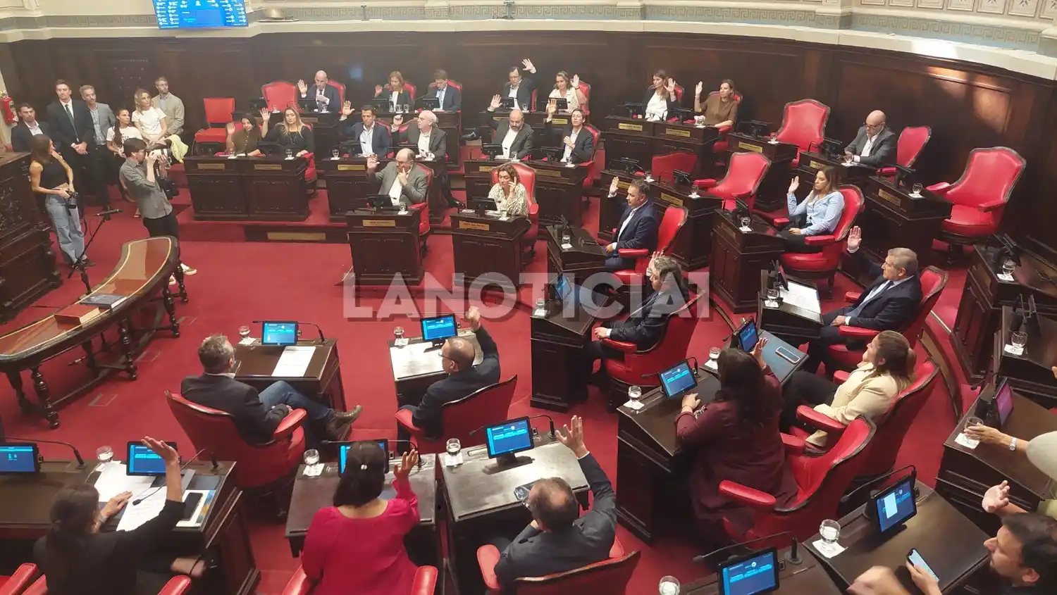 Sesión del 27 de marzo en el Senado.