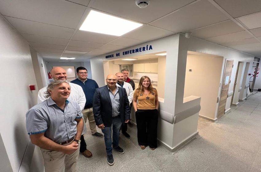 El tercer piso del hospital de Balcarce quedó nuevo