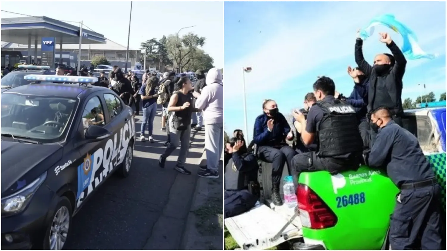 La protesta policial en Santa Fe reavivó el recuerdo de la rebelión bonaerense en 2020.