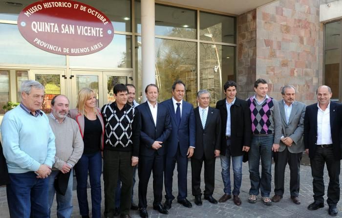 Elecciones 2013: Scioli e Insaurralde trazaron estrategias con intendentes 