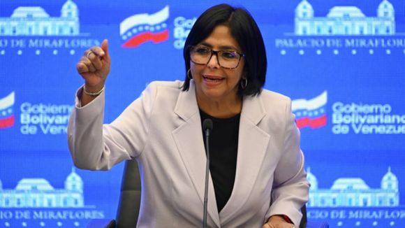 Delcy Rodríguez: la GUAYANA ESEQUIBA es de Venezuela y jamás renunciaremos a nuestros derechos
