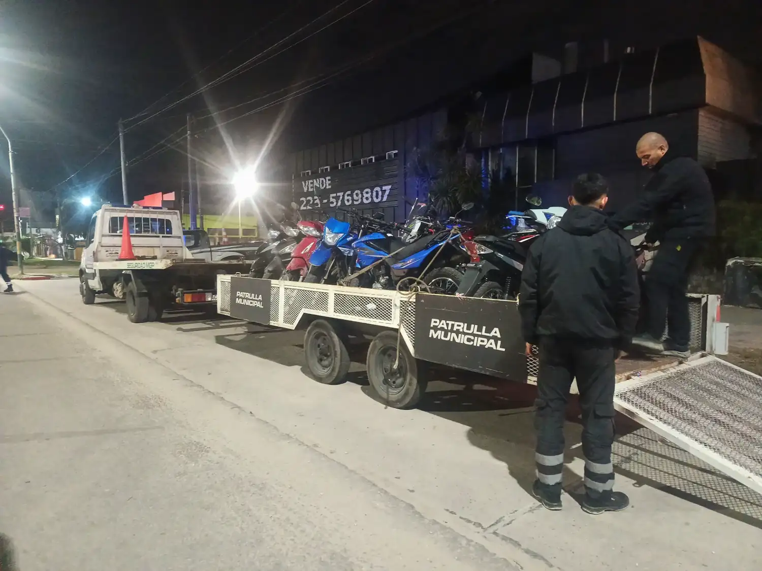 Personal de Tránsito Municipal procedió al secuestro de 30 motocicletas por incumplimientos a la normativa vigente.