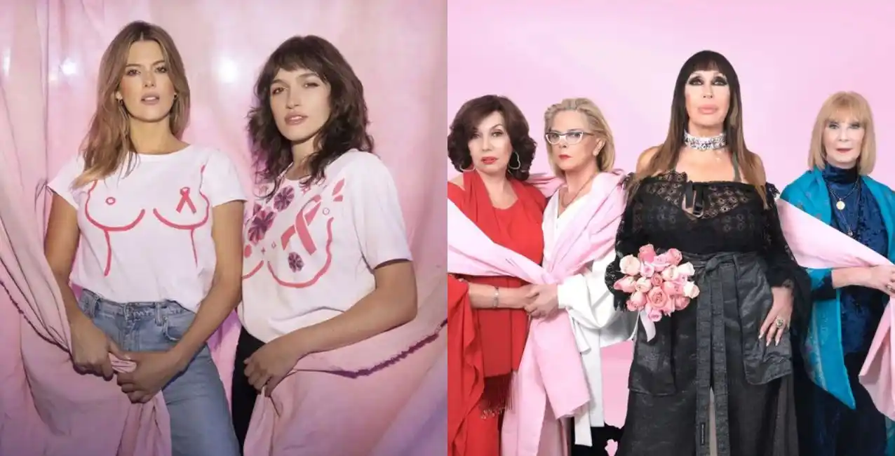 Actrices se unieron en una campaña contra el cáncer de mama