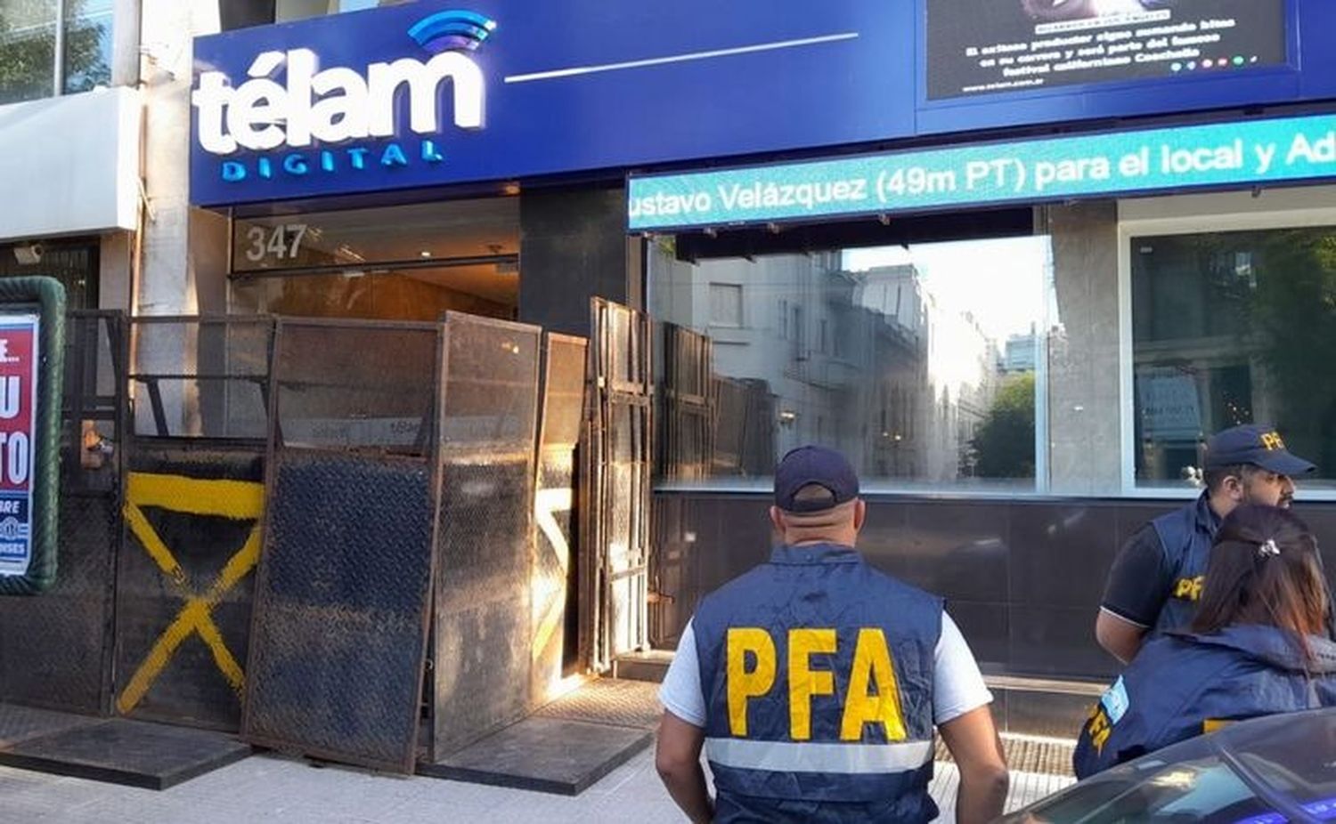 Los periodistas no pudieron ingresar a Télam